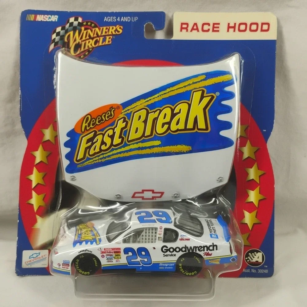 #29 KEVIN HARVICK REESE'S FAST BREAK CHEVY MONTE CARLO  Race Hood  1:43 SCALE